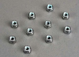 NUTS, 4MM NYLOCK