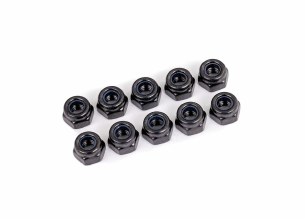 4mm Black Nylon Lock Nuts