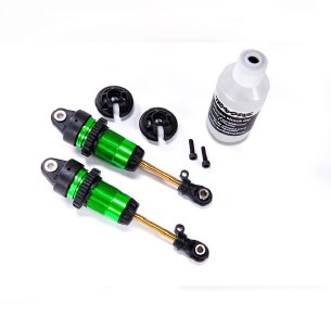 GTR SHOCKS-2 GREEN ANODIZED