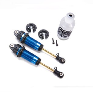 GTR SHOCKS-2 BLUE ANODIZED