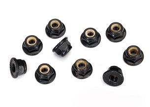 4mm Flanged Nylon Locking Nuts