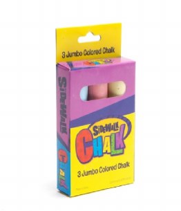 3PC JUMBO SIDEWALK CHALK