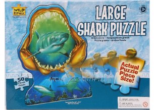 50 PC LARGE SHARK PUZZLE