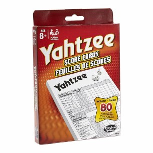 YAHTZEE Score Cards