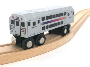 NJT Multi-Level Wooden Train