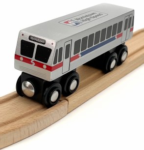 SEPTA NHSL Wooden Train