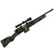 BOLT ACTION CAMO RIFLE W/ SCOP