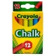 CRAYOLA 12pc.COLORED CHALK
