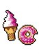 JIXELZ, 700 PC.SET SWEET TREAT