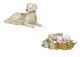 WHITE DOG, RESIN
