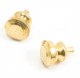 6 PK. BRASS ROUND DOOR KNOB