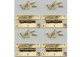 BRASS HINGES WITH NAILS 4 PK