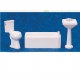3 PC. RESIN BATHROOM SET