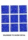 DARK BLUE GLASS MOSAIC SHEET