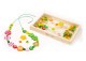 FLOWER POWER  WOOD BEAD SET