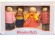 CAUCASIAN FAMILY WOOD 4PC