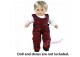 15" BOY RED JUMPER & WHITE