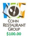 Cohn Restaurant Group $100.00