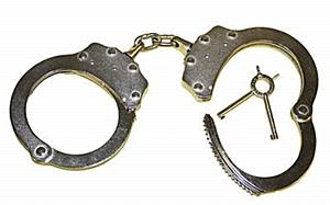 Handcuffs,Chain,Nickel,Standar