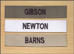 Embroidery/NameTag/Velcro