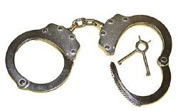 Handcuffs,Chain,Nickel,Standar
