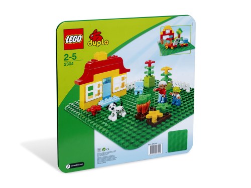 LEGO 2304 DUPLO GREEN PLATE