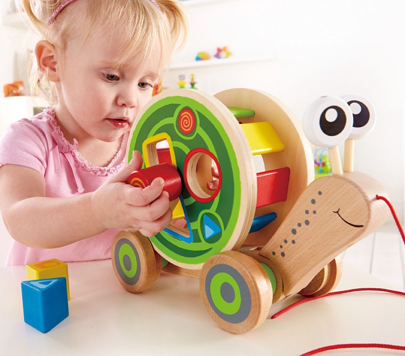 hape snail shape sorter