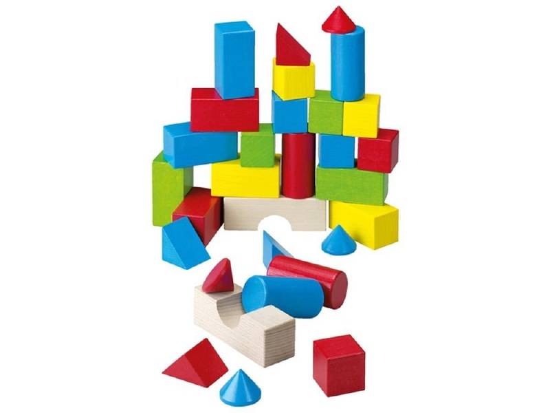 colored building blocks