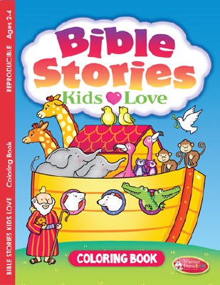 Coloring Activity Book - Bible Stories Kids Love