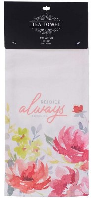 Tea Towel - Rejoice Always
