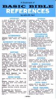 Basic Bible References Bookmark