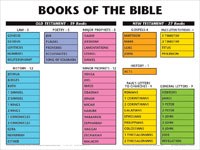 Books of the Bible Laminated