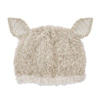 Knit Hat - Cream Lamb, Newborn