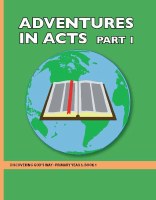 Discovering God's Way Primary 3-1 Adventrues in Acts (1)
