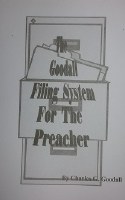 The Goodall Filing System for the Preacher