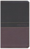 NKJV Deluxe Gift Bible - Brown/Tan Imitation Leather