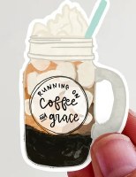 Sticker - Coffee and Grace