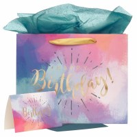 Gift Bag - Happy Birthday, Multicolored