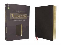 NAS Thompson Chain Bible Black Bonded Leather