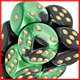 G. Black-Green 12 16mm D6 G. Black-Green 12 16mm D6
