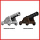 Deep Cuts Miniatures : Large Cannon Deep Cuts Miniatures : Large Cannon