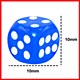 Opaque 10mm Spot Dice Blue Opaque 10mm Spot Dice Blue
