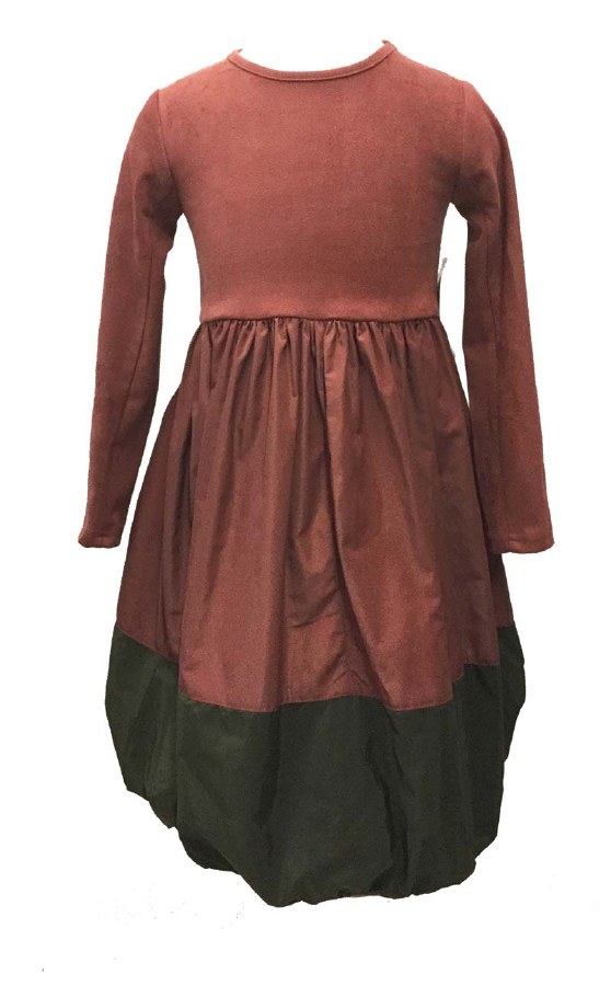bubble bottom dress