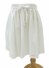 Flairy Crepe Skirt White 2