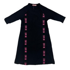 Girls Ribbed Cover Up Black 6