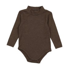 Bamboo Mockneck Onesie Heather
