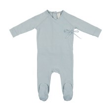 Brushed Cotton Wrapover Footie