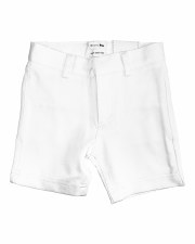 Skinny Stretch Shorts White 5