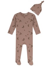 Acorn Stretchie Set Mauve 1M