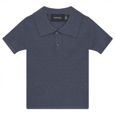 Knit S/S Polo Sweater Ink 3